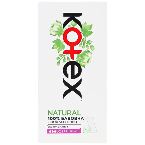 Прокладки щоденні Kotex Natural Normal 36шт