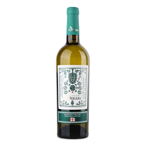 Вино Біле Напівсолодке Alazani Valley Ambari, в/ґ, п/пл, 0.75л, 11-13%