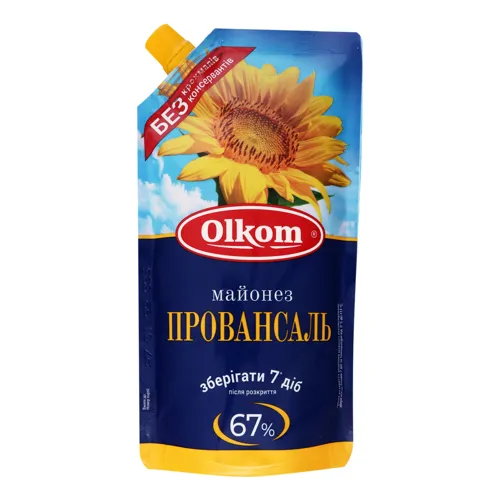 Майонез 67% Провансаль Olkom д/п 295г