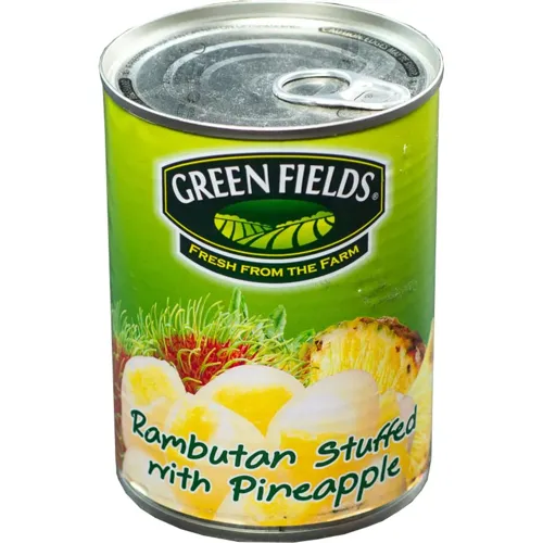 Консервовані ананаси Green Fields в легкому сиропі різані кільця 565г