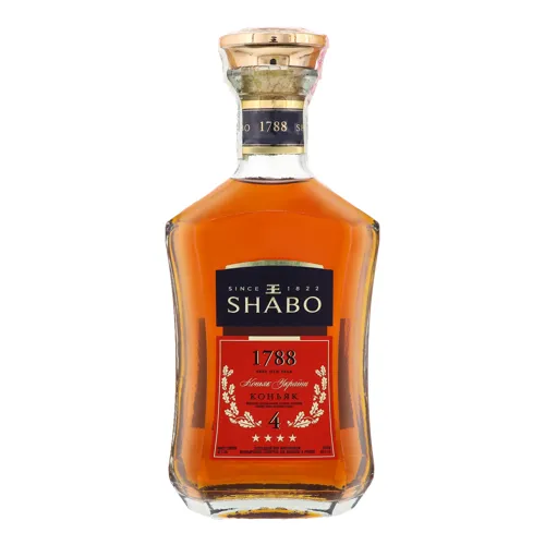 Коньяк 0.5л 40% 4 зірки 1788 Shabo пл