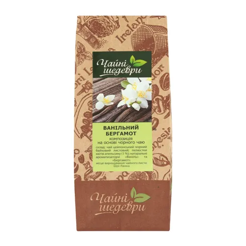 Композиція на основі чорного чаю Ванільний бергамот Чайні шедеври кг