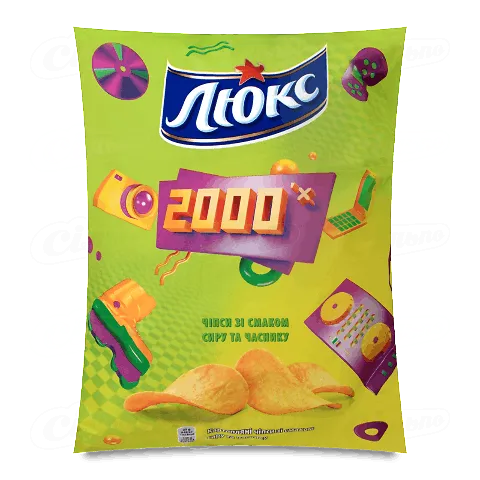 Чіпси Люкс сир-часник, 133г