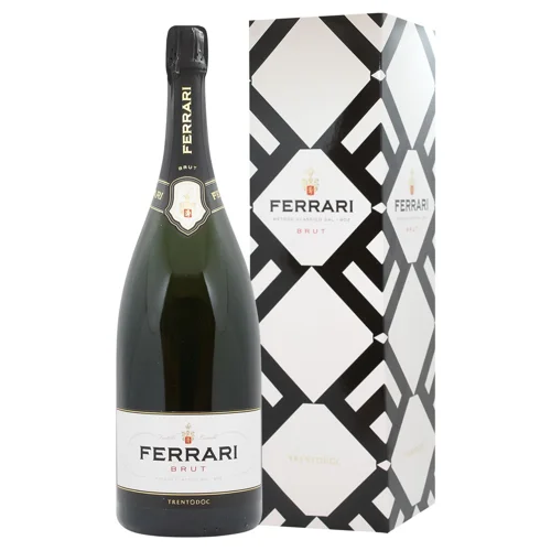Вино ігристе Ferrari Brut біле брют 12,5% 1,5л