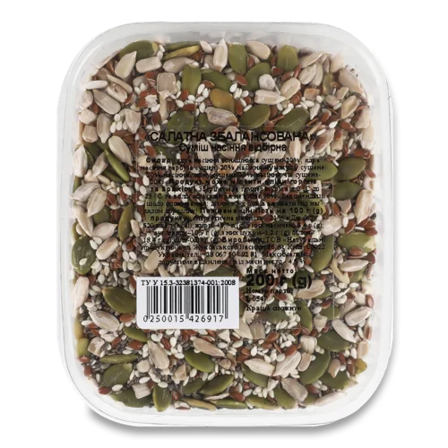 Суміш Насіння Салатна Збалансована Вищого Ґатунку, 200г
