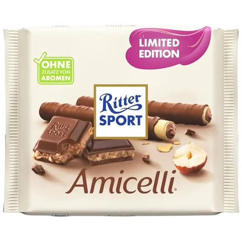 Шоколад молочний Ritter Sport Amicelli 100г