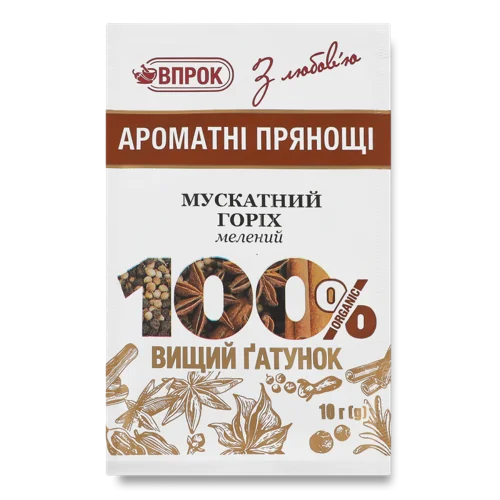 Мускатний Горіх Мелений, Вищого Ґатунку, м/у 10г