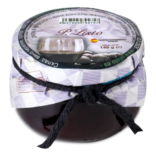 Джем З Червоного Вина, Консервований, c/б 140г