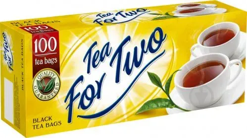Чай чорний пакетований «Для Двох» 1,4г*100 ТМ Lipton