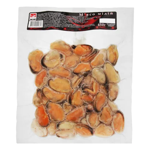 М'ясо мідій Kaluri вищого ґатунку в упаковці 450г