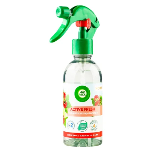 Освіжувач повітря аерозольний Air Wick Active Fresh Освіжаюча малина та лайм 237мл