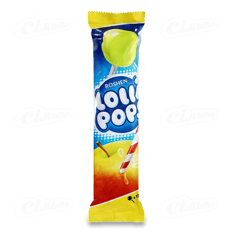 Карамель Roshen Lolli Pops з фруктово-ягідним смаком, 12,7г