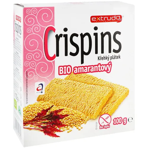 Хлібці Extrudo Crispins органічні з амарантом 100г