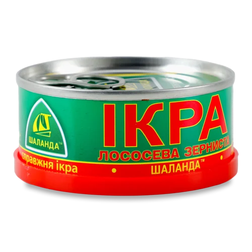Ікра Лососева Зерниста Солена В/ґ Шаланда, 80г