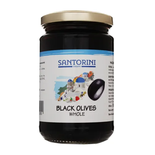 Маслини з кісточкою Santorini Dream у скляній банці 320г