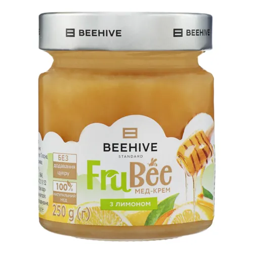 Крем-мед з лимоном FruBee Beehive 250г