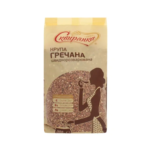 Крупа гречана ядриця швидкорозварювана Сквирянка м/у 1кг