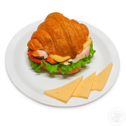 Круассан The Local Food з шинкою та сиром