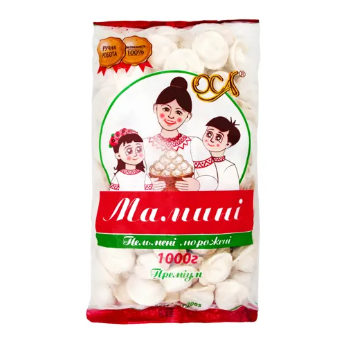 Пельмені Мамині Преміум Оса м/у 1000г