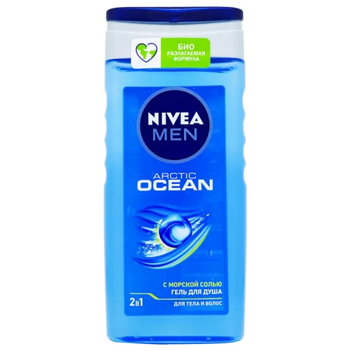 Гель для душу Nivea Men Arctic Ocean 2в1 для тіла та волосся 250мл