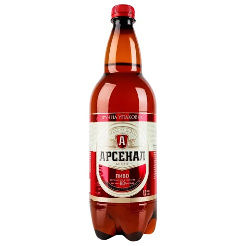 Пиво Арсенал Міцне 8% 1л