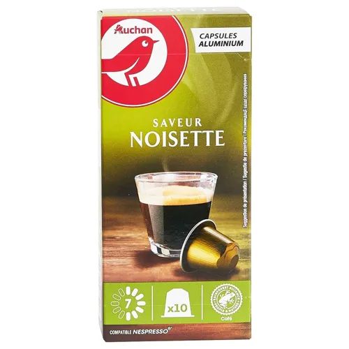 Кава Ашан з ароматом фундука в капсулах 5,2г*10шт