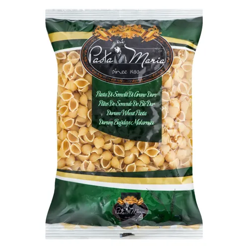 Вироби макаронні з твердих сортів пшениці Ракушки Pasta Maria м/у 400г