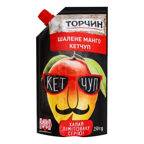 Кетчуп Шалене Манго Торчин д/п 250г