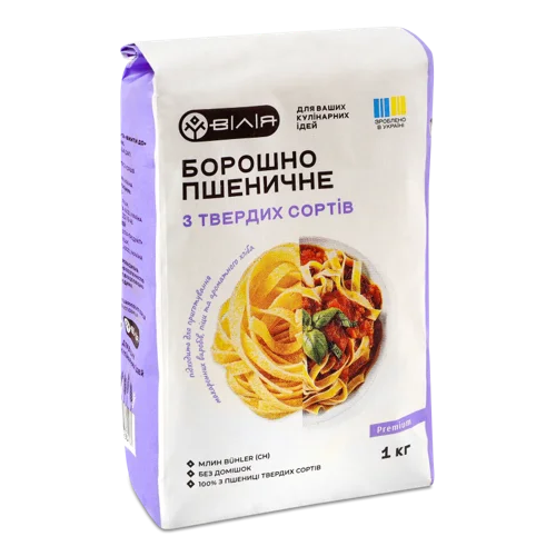 Борошно пшеничне в/с з твердих сортів, м/у, 1 кг