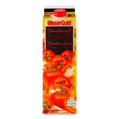 Сік Помідоровий WeserGold, Н/О, П/Пл, 1л