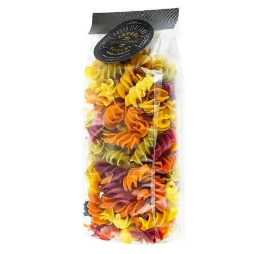 Макарони Sapori Antichi Fusilloni 6 кольорів 500г