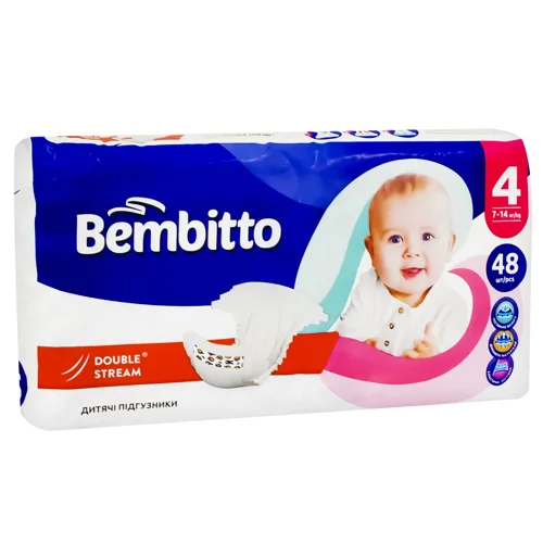 Підгузки Bembitto 4 7-14кг 48шт