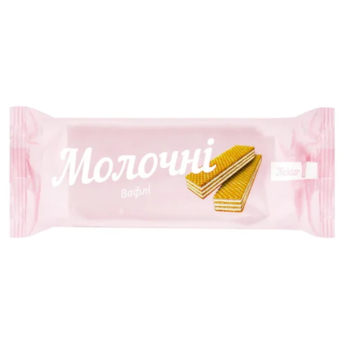 ВАФЛІ МОЛОЧНІ 70Г НЕКТАР