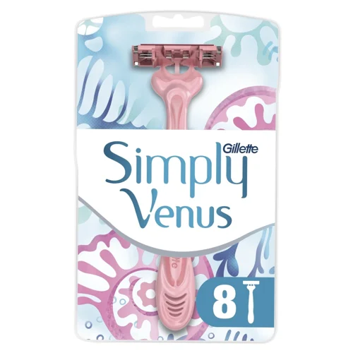 Бритви Gillette Simply Venus 3 одноразові 8шт
