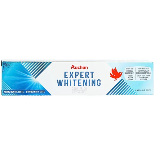 Зубна паста Auchan Expert Whitening 75мл