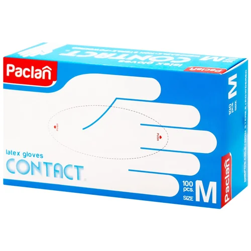Рукавички Paclan з латексу 100шт 350113