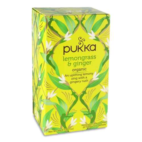 Суміш Трав'яна Органічна Lemongrass І Ginger, к/у 36г