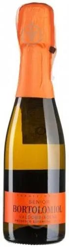 Вино ігристе біле брют Bortolomiol Senior Valdobbiadene Prosecco Superiore 0.2л