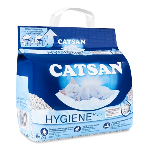 Наповнювач Для Котячих Туалетів Hygiene Plus Catsan Вищого ґатунку 10л