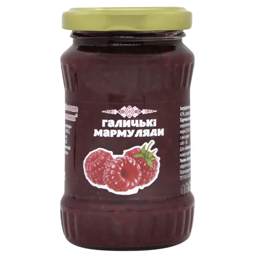 Варення Галицькі Мармуляди з малини 180мл