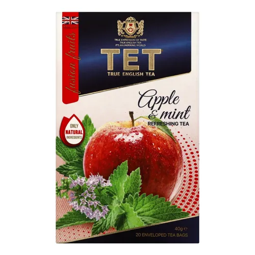 Чай зелений байховий з додаванням трав Apple&mint TET