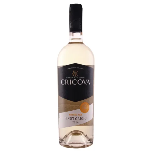 Вино 0.75л 14.5% біле сухе Pinot Grigio Cricova пл