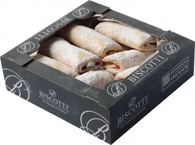 Печиво сдобне пісочне Biscotti Кифлики 1.7 кг