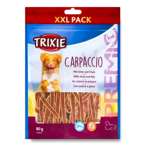 Ласощі Для Собак З Качкою Та Рибою Carpaccio Premio Trixie, В/ґ, 80г