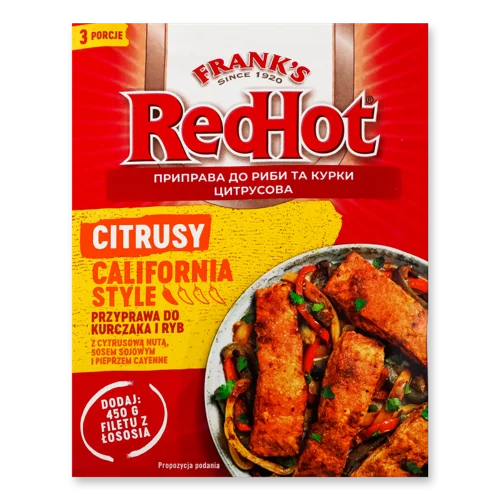 Приправа До Риби Та Курки Citrusy Frank's RedHot, м/у 20г