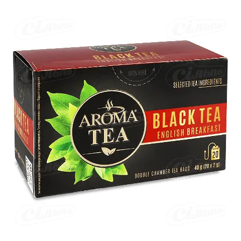 Чай чорний Aroma Tea Англійський сніданок, 20*2г