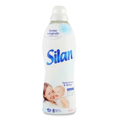 Пом'якшувач Тканин Концентрований Sensitive&Baby Silan, В/ґ, 900мл