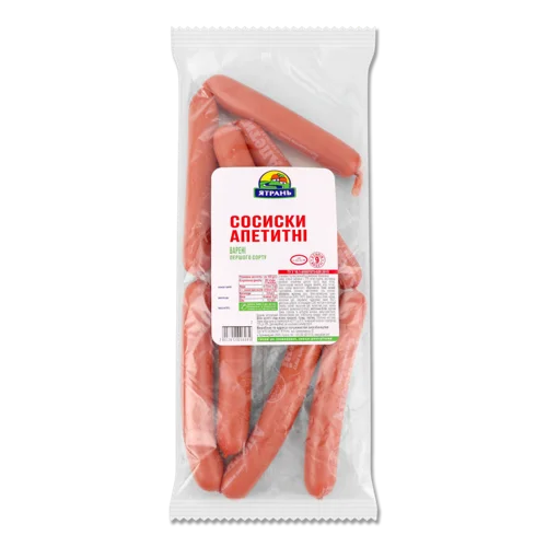 Сосиски Варені Вищого Ґатунку Апетитні Ятрань, 1 кг