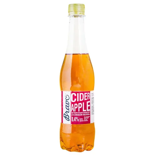 Сидр Bravo Яблуко 8,4% 0,5л
