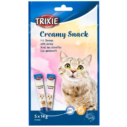 Ласощі для котів Trixie Creamy Snacks з креветкою палички 5шт х 14г